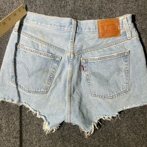 Levi's Classic Light Blue Jean Shorts
